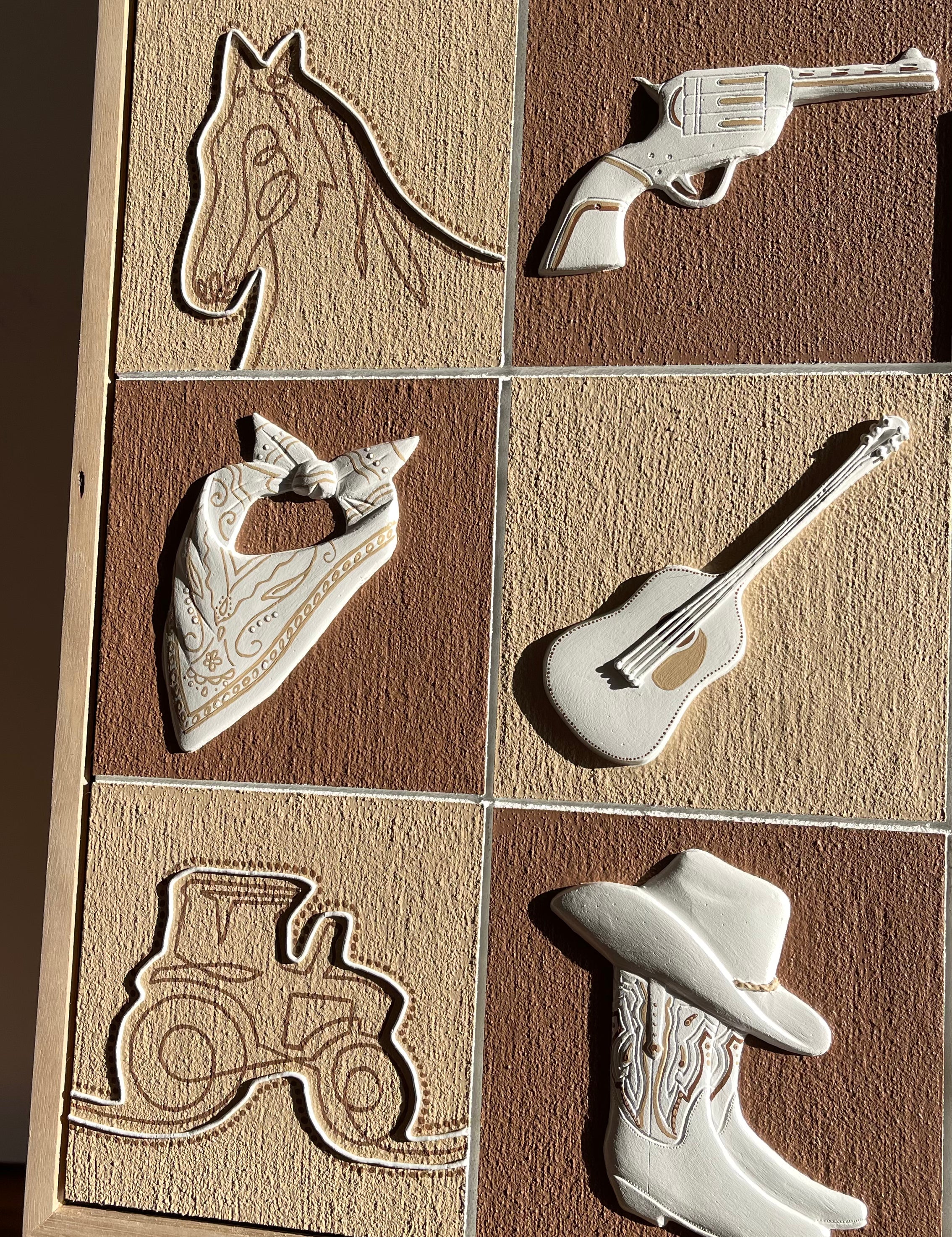 'Life on the Ranch' - Original Tile Artwork