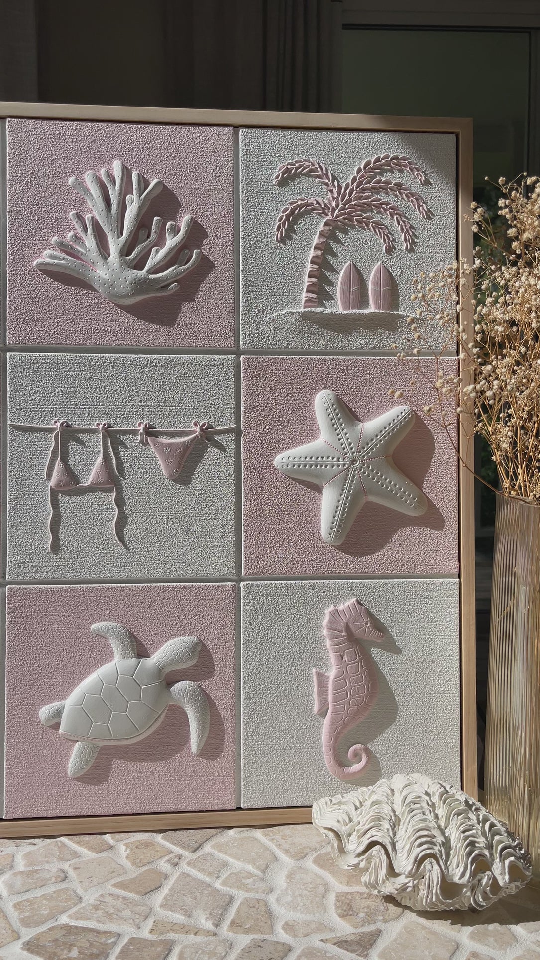 Beach themed custom artwork 